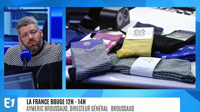 La France bouge : L'entreprise qui va bien, Aymeric Broussaud, directeur général de Broussaud, fabricant de chaussettes et collants depuis 1938