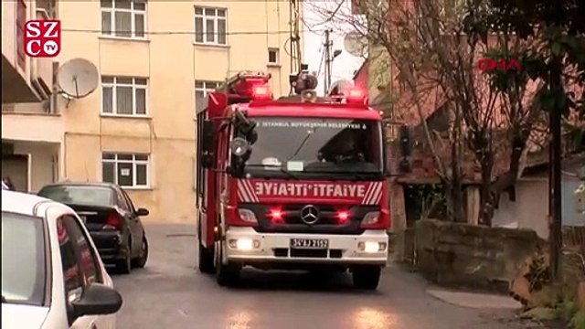 Genç kadın beşinci kattan dereye düştü