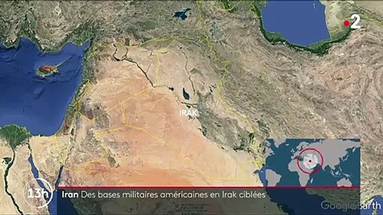 Irak : deux bases américaines frappées par des missiles iraniens