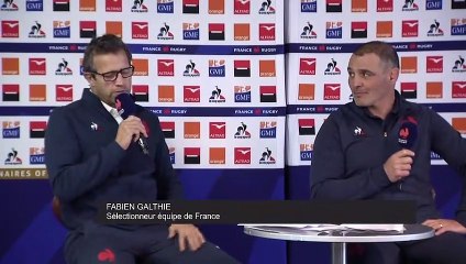 Galthié «On n'a pas fait de jeunisme» - Rugby - Bleus