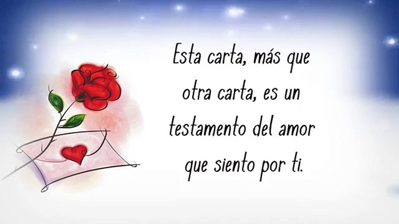 Carta de Amor para Ti. ♥ Romántica ♥