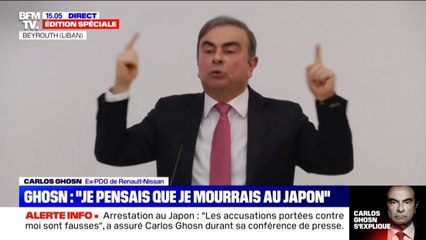 Carlos Ghosn: "Mes enfants sont au Japon (...), j'aime le Japon, je refuse d'abandonner Nissan "