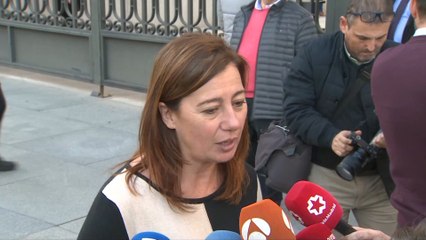 Armengol celebra la investidura de Sánchez