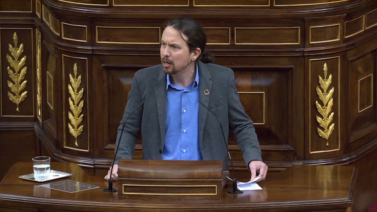 Pablo Iglesias pide a Sánchez "la mayor firmeza democrática"