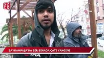 Bayrampaşa’da çatı yangını