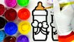 Painting Apple  Painting Coloring Pages for Children to Learn Painting 
