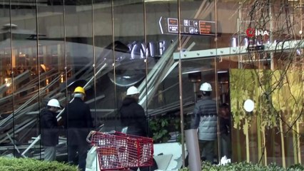 Zincirlikuyu’daki AVM’nin asma tavanı çöktü: 6 yaralı