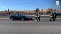 Muere un motorista en un accidente de tráfico en la M-30