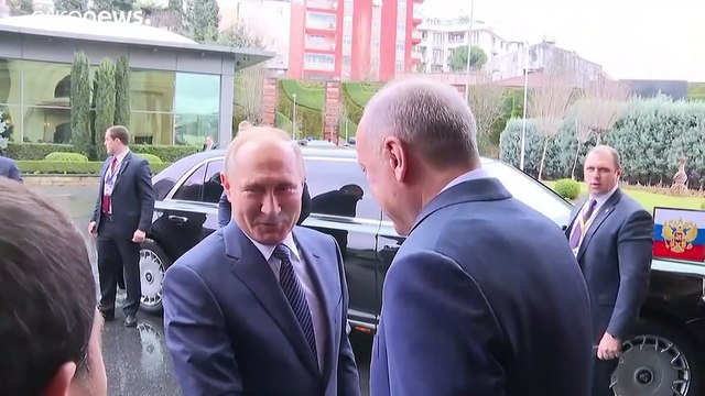 بوتين وإردوغان يدشنان السيل التركي ومواقف عن ليبيا والتوتر بين طهران وواشنطن