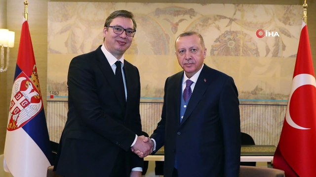 Cumhurbaşkanı Erdoğan, Sırbistan Cumhurbaşkanı Vuçiç ile görüştü