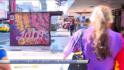 Buhoneros cumplen acuerdo alcaldicio  - Nex Noticias