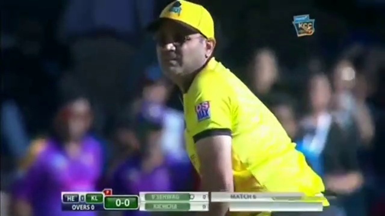 Sehwag Dashing Batting  - JK Shocked - KCC League