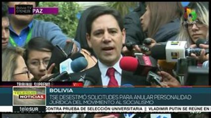 Bolivia: TSE rechaza solicitud de anular personalidad jurídica al MAS