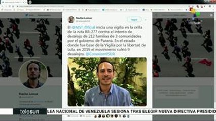 Brasil: el MST inicia vigilia contra desalojo de familias en Paraná