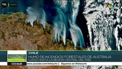 Llega a Chile el humo de incendios forestales que azotan a Australia