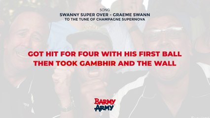 Swanny Super Over - Graeme Swann