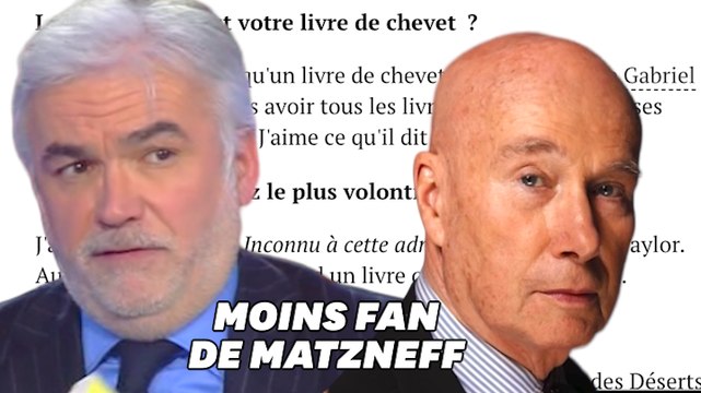 Pascal Praud ne pense plus que Gabriel Matzneff est un merveilleux écrivain