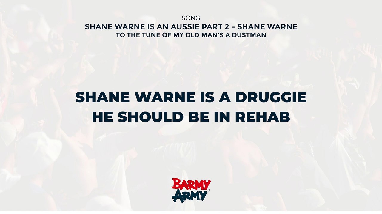 Shane Warne is an Aussie Part 2 - Shane Warne