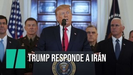 Trump responde a Irán tras el ataque a las bases estadounidenses en Irak