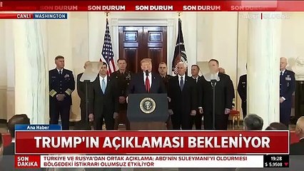 Trump, İran'ın vurduğu iki ABD üssüne dair açıklamalarda bulundu