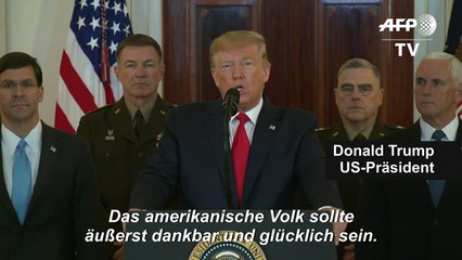 Trump: "US-Bürger sollten dankbar und glücklich sein"