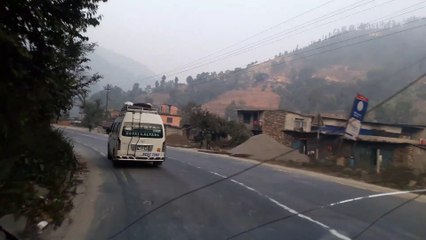 Beautiful road of Dharke to Muglin, Nepal