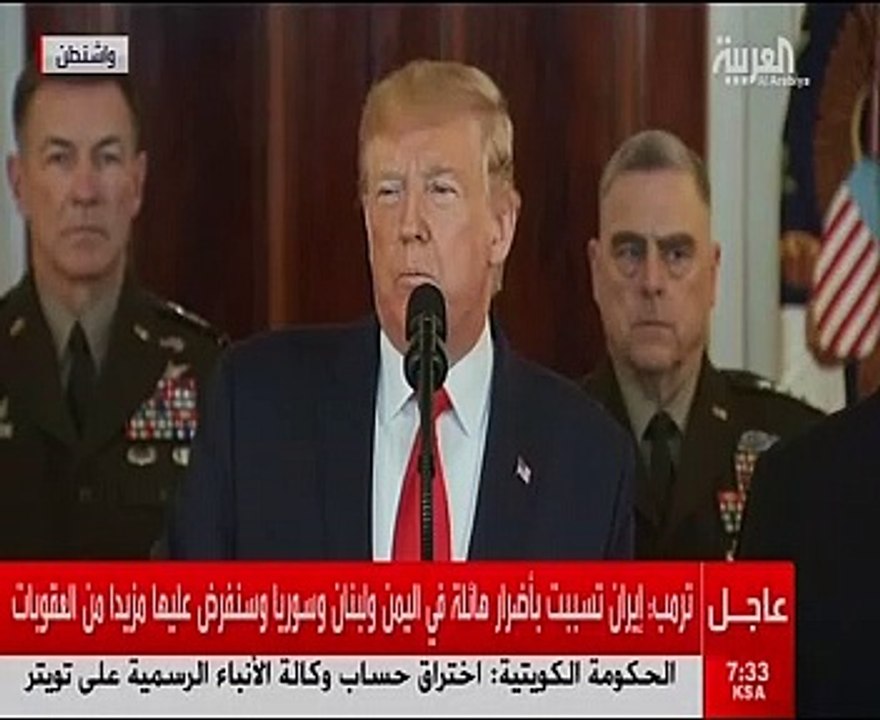 الرئيس الأمريكى: لسنا بحاجة لغاز الشرق الأوسط.. وأسلحتنا دقيقة ومميتة