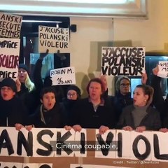 Des féministes bloquent la projection du film de Polanski