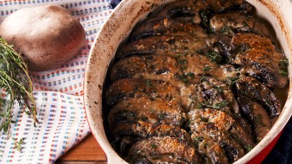 These Cheesy Scalloped Portobello Mushrooms Are RIDICULOUSLY Good