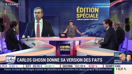 Carlos Ghosn donne sa version des faits - 08/01