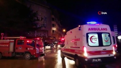 Amasya’da iş yeri yangını: 6 kişi dumandan etkilendi