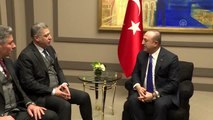 Çavuşoğlu, Irak Türkmen Cephesi Başkanı Salihi ile görüştü