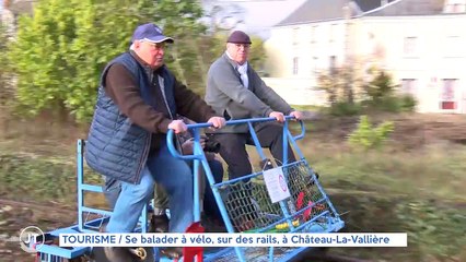 TOURISME Se balader à vélo, sur des rails, à Château-La-Vallière