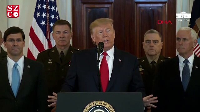 Trump, İran saldırısı sonrası canlı yayında açıkladı: Askerler zarar görmedi