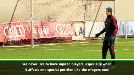 I don't like playing on the wing, but I have to for the team - Muller