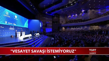 Cumhurbaşkanı Erdoğan: "Vesayet Savaşı İstemiyoruz"