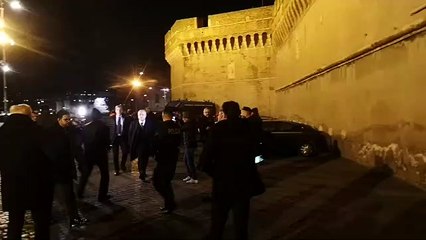 Lazio, Lotito arriva a Castel Sant'Angelo
