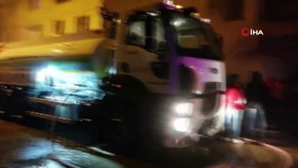 Kereste atölyesinde çıkan yangın korkuttu