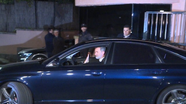 Los Reyes y la aristocracia española despiden a la infanta Pilar