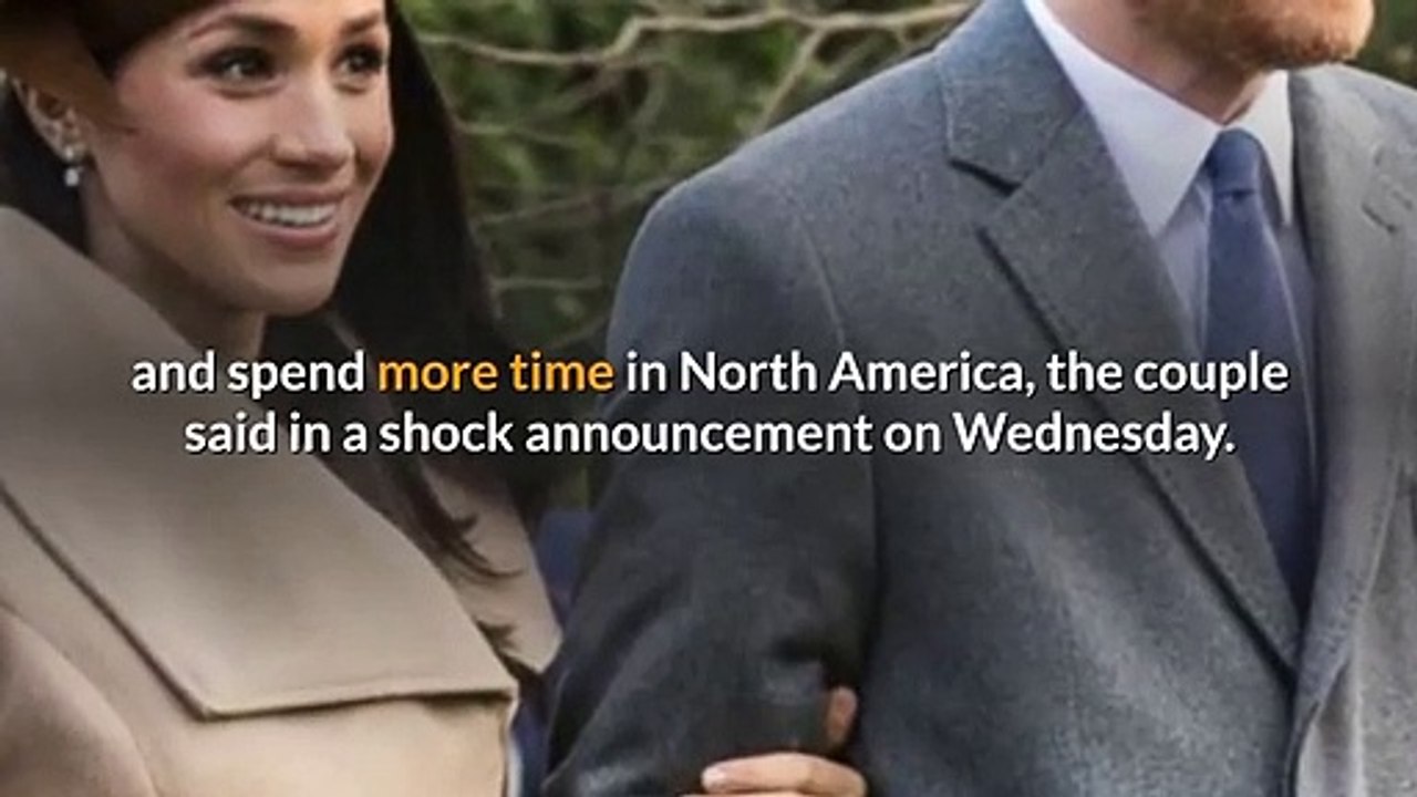 Britain's Prince Harry, Meghan to step back as 'senior' royals