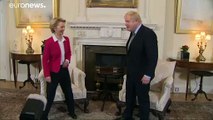 Von der Leyen e Boris Johnson em contrarrelógio pelo Brexit