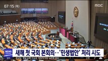 새해 첫 국회 본회의…'민생법안' 처리 시도