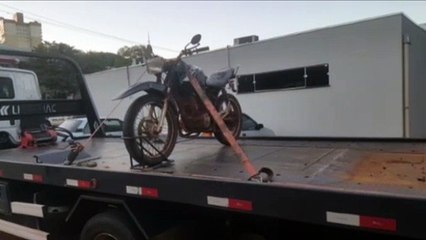 Moto adulterada é apreendida pela PM