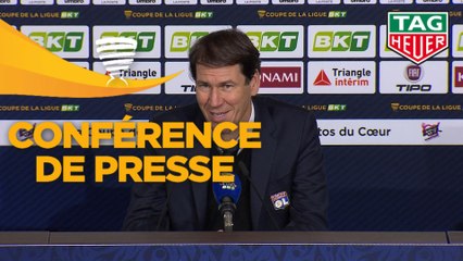 Conférence de presse Olympique Lyonnais - Stade Brestois 29 (3-1) : Rudi GARCIA (OL) - Olivier DALL'OGLIO (BREST) - 2019/2020