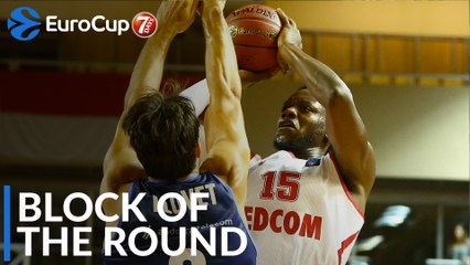 7DAYS EuroCup Block of the Round: Wilfried Yeguete, AS Monaco