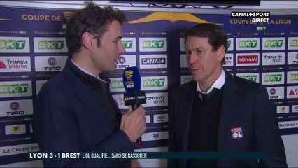 La réaction de Rudi Garcia après Lyon / Brest - Late Football Club