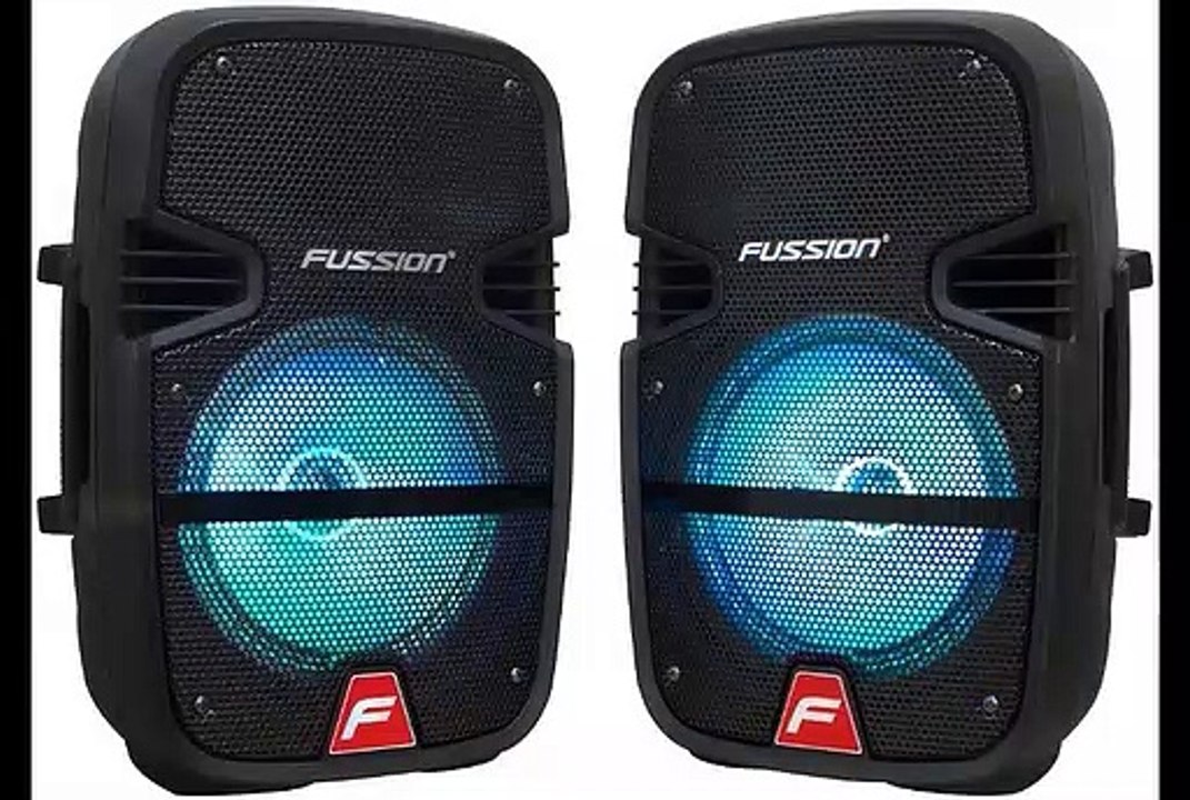 Juego de Bafles Amplificado y Pasivo 8" PBS-9944BK Incluye Mic. Alambrico