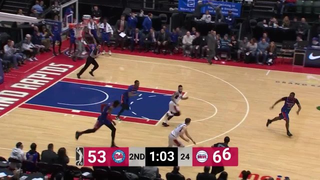 Donta Hall rises up and throws it down