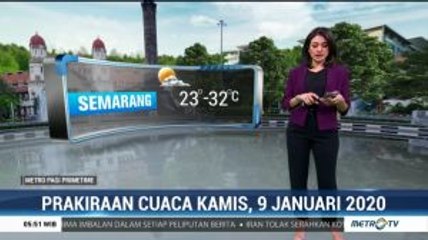 Prakiraan Cuaca, Kamis 9 Januari 2020