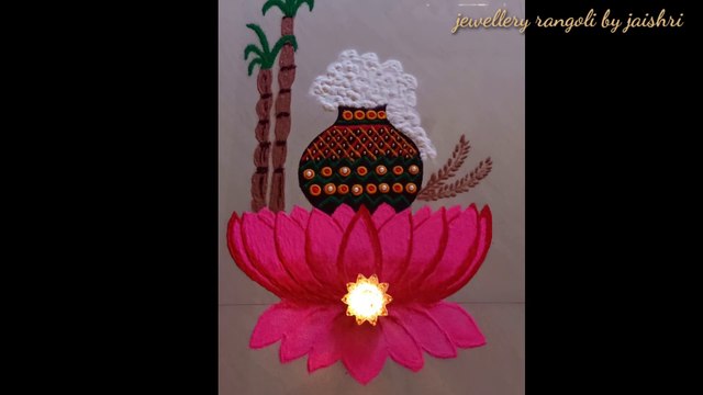 Pongal kolam easy and beautiful pongal kolam desi for pongal design